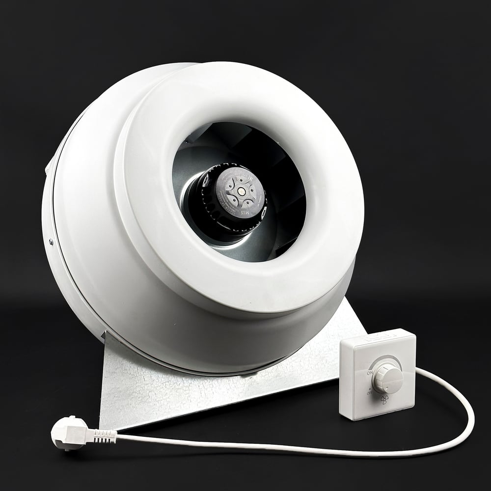 Изображение товара Канальный круглый вентилятор KRAFTAIR ВКК-315V с регулятором