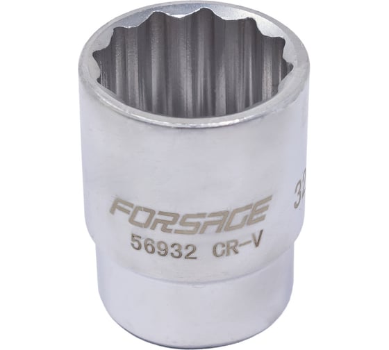 Изображение товара Головка Forsage 32мм (12 граней), 3/4 F-56932(3881)