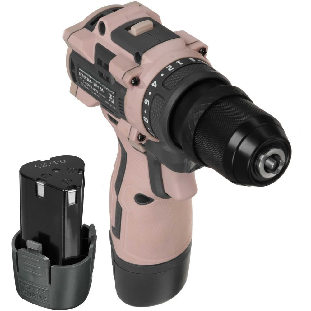 Изображение товара Аккумуляторная дрель-шуруповерт OVK TOOLS OTBCS3AA 12V 1 5А Бесщеточный