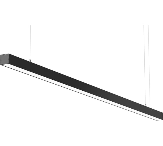 Изображение товара Светильник линейный подвесной светодиодный Apeyron 60Вт, IP40, 4х4х148 см, цвет - чёрный / 30-41