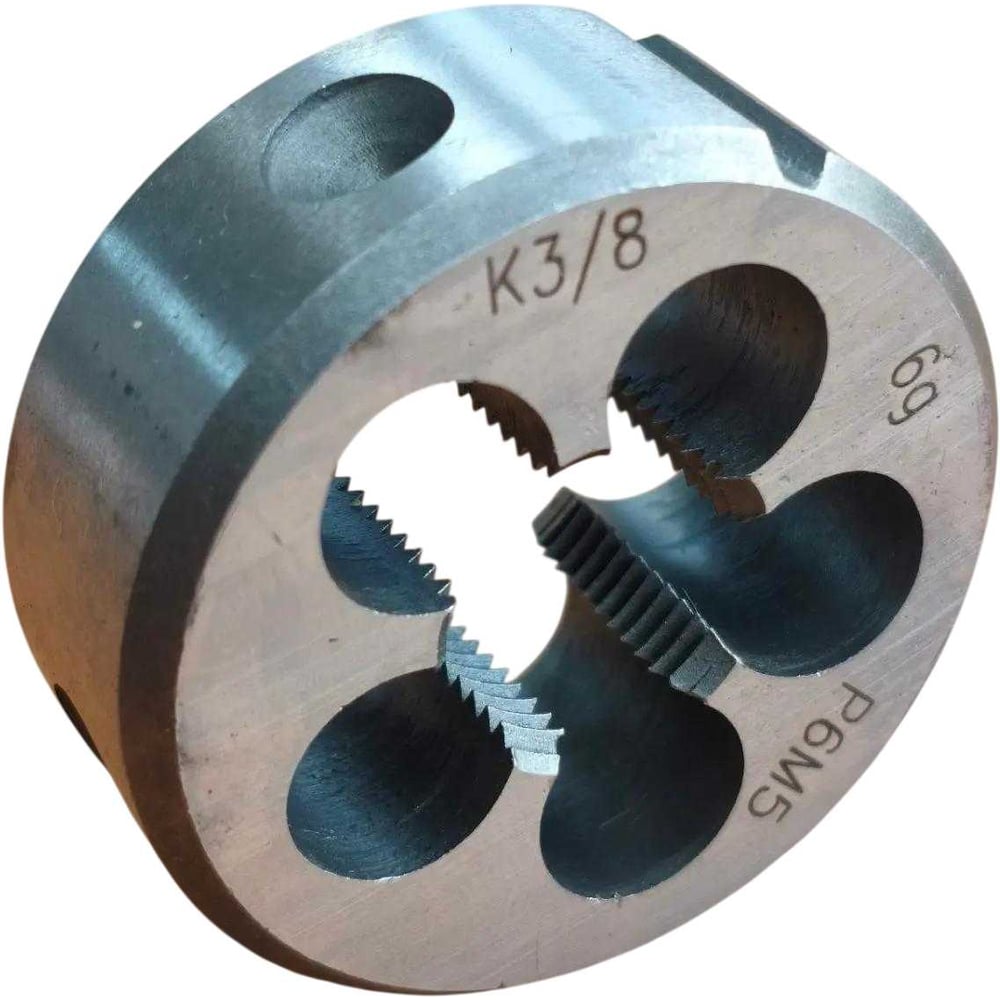 Изображение товара Плашка дюйм. кон. ИНКО 3/8 К 6g P6M5 00-00000401