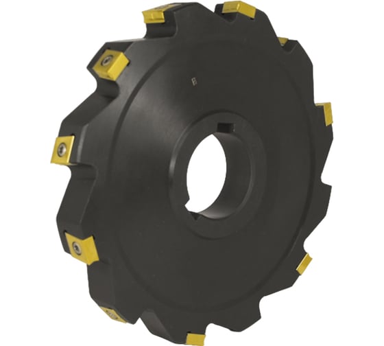 Изображение товара Фреза трехсторонняя 160х14х40 с механическим креплением тангенциально расположенных 4гр пл-н CNHQ 1005 Z=12 (2х6) AS390-160.14.06.D40 NOX Русский Инструмент ri.181.241