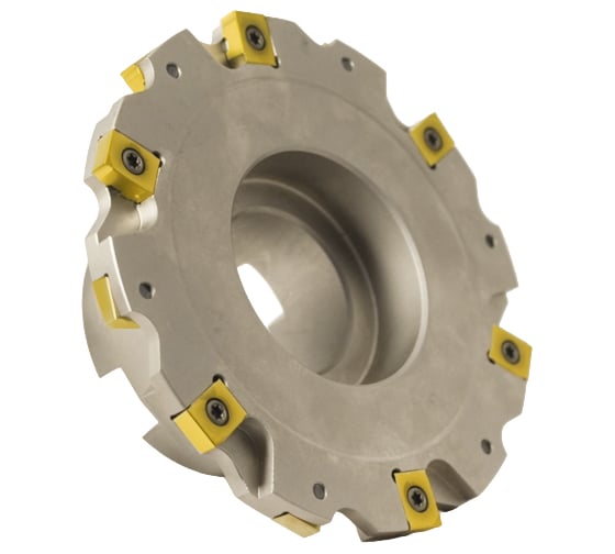 Изображение товара Фреза трехсторонняя 125х10х40 с механическим креплением 4гр пл-н с тан. креплением ZNHX 05 Z=12 (2х6) с фланцем AS490-R125.10.06.B40 Русский Инструмент ri.181.339