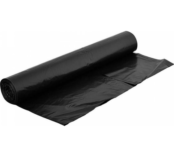 Изображение товара Мешки для мусора в рулоне (ПВД; 35 мкм; 120 л; чёрные) Komfi 115160