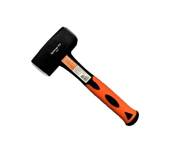 Изображение товара Кувалда BOHRER 1500 г. рукоятка фиберглас с резиновым покрытием 45019150