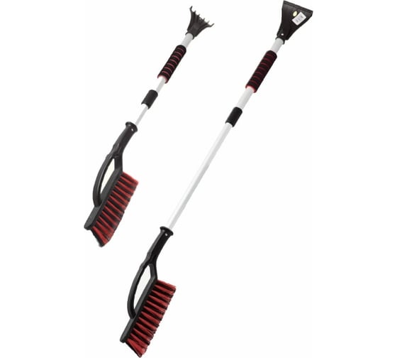 Изображение товара Щетка для снега со скребком ГЛАВДОР GL-610, 86 см, с телескоп. 30 см, красная /20 53289