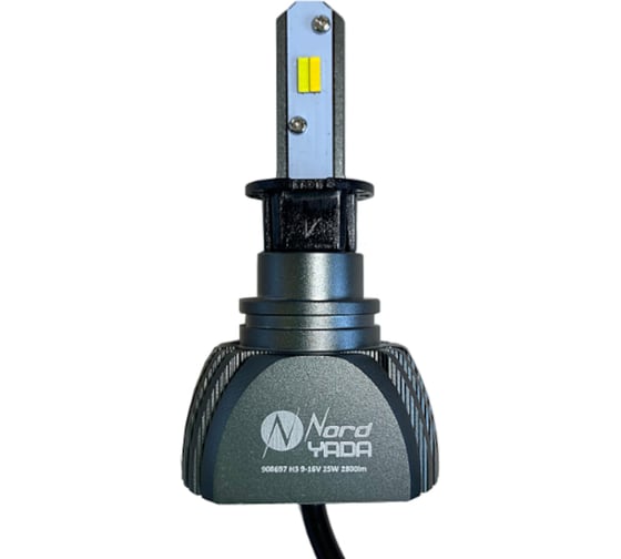 Изображение товара Светодиодная лампа головного света Nord-Yada Н3, 9-16 В, 3000/4500/6000 K, 2800 Лм 908697