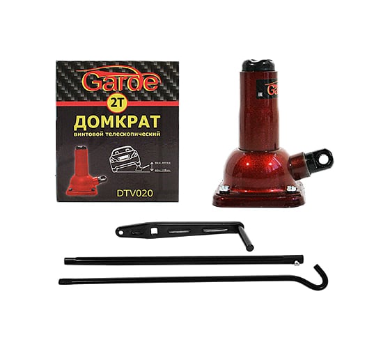 Изображение товара Винтовой домкрат Garde 2 т, телескопический DTV020