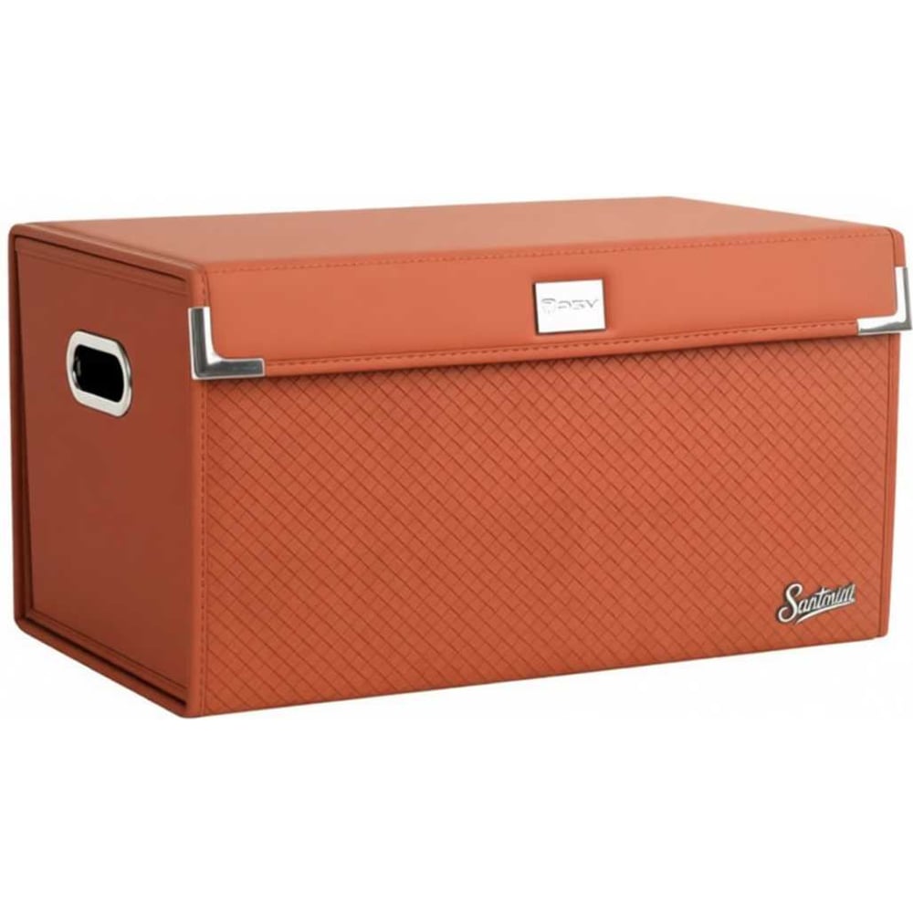 Изображение товара Органайзер в багажник и для дома PSV Santorini Braid 30х30х55 см коричневый экокожа