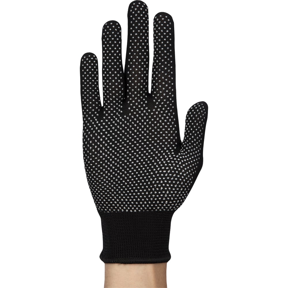 Изображение товара Вязаные нейлоновые перчатки NewLine с микроточкой и ПВХ 120 пар