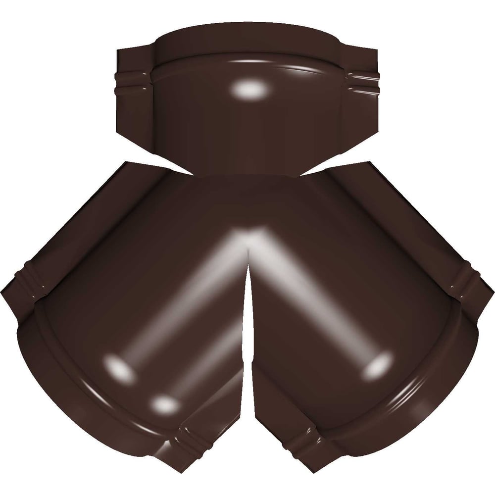 Изображение товара Тройник Y конька Grand Line пол/кр 0,45 PE-f RAL 8017