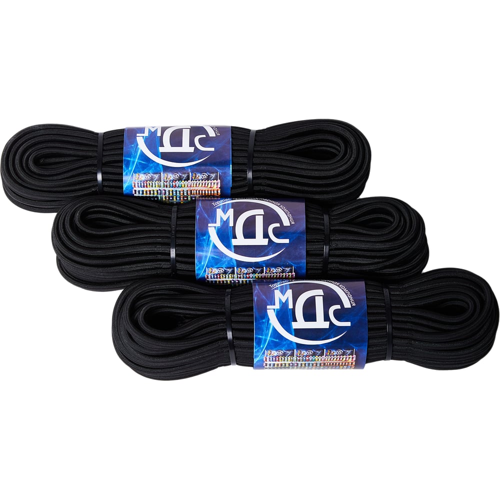 Изображение товара Резиновый плетеный шнур диаметром 6 мм 20 метров МДС ЭСПАНДЕР