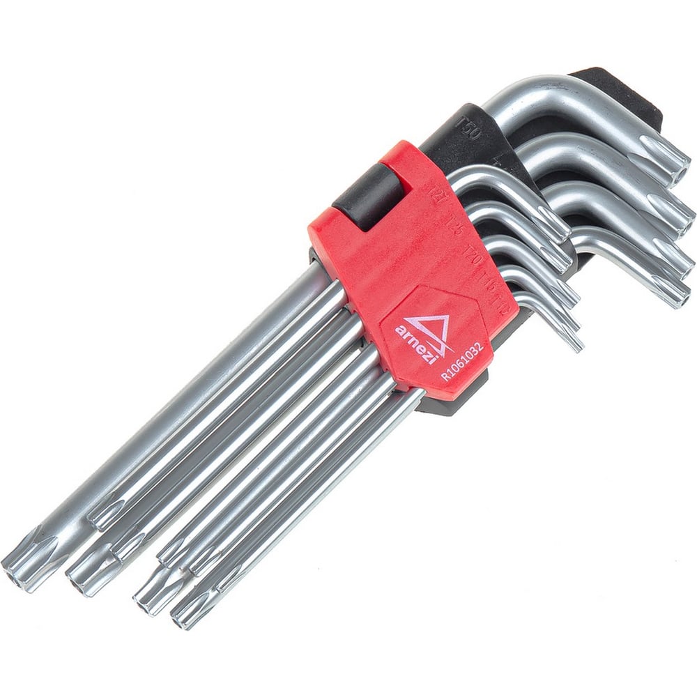 Изображение товара Набор имбусовых ключей Arnezi Torx с отверстием 9 шт