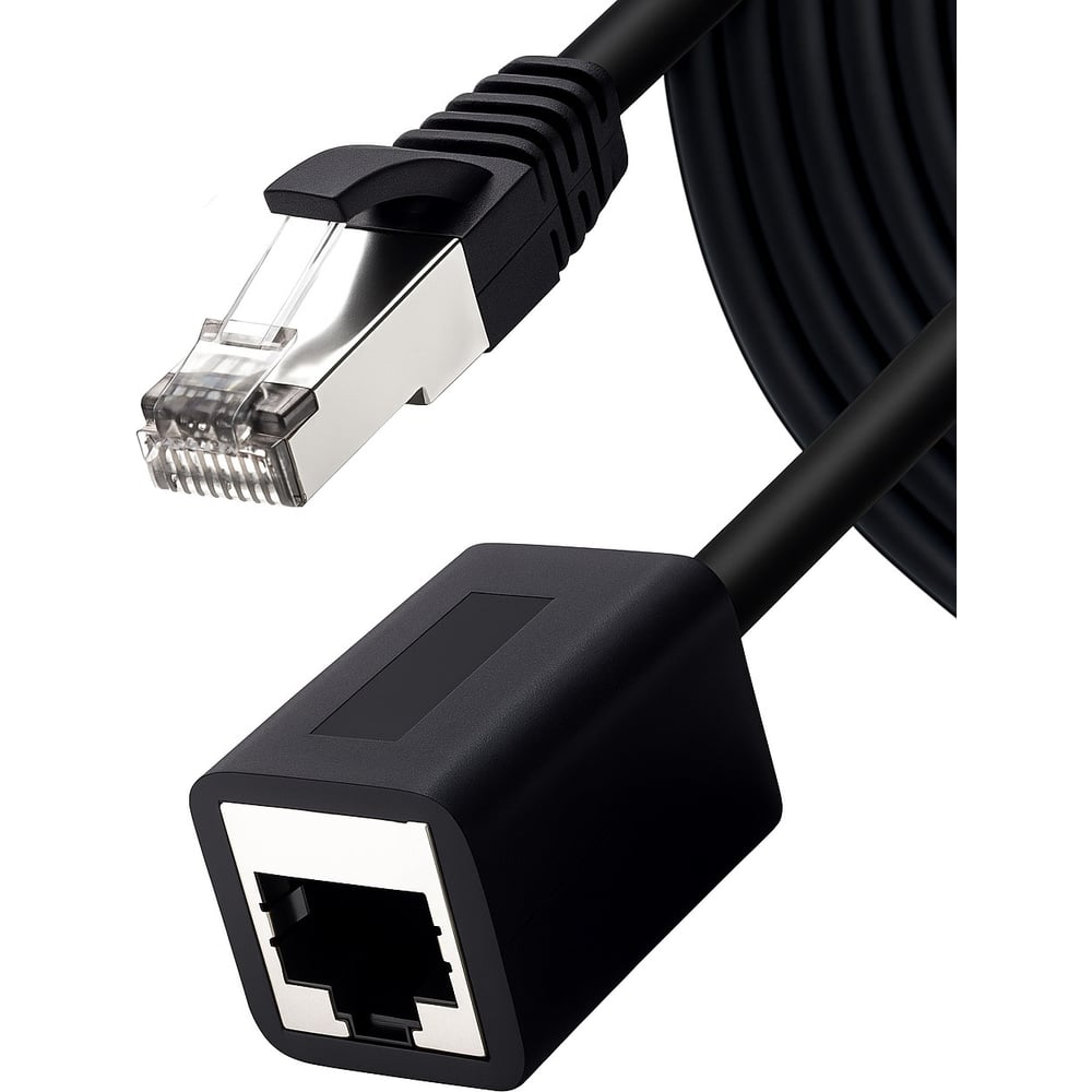 Изображение товара Патч-корд 5bites удлинитель FTP 5E 3м черный профессиональный кабель