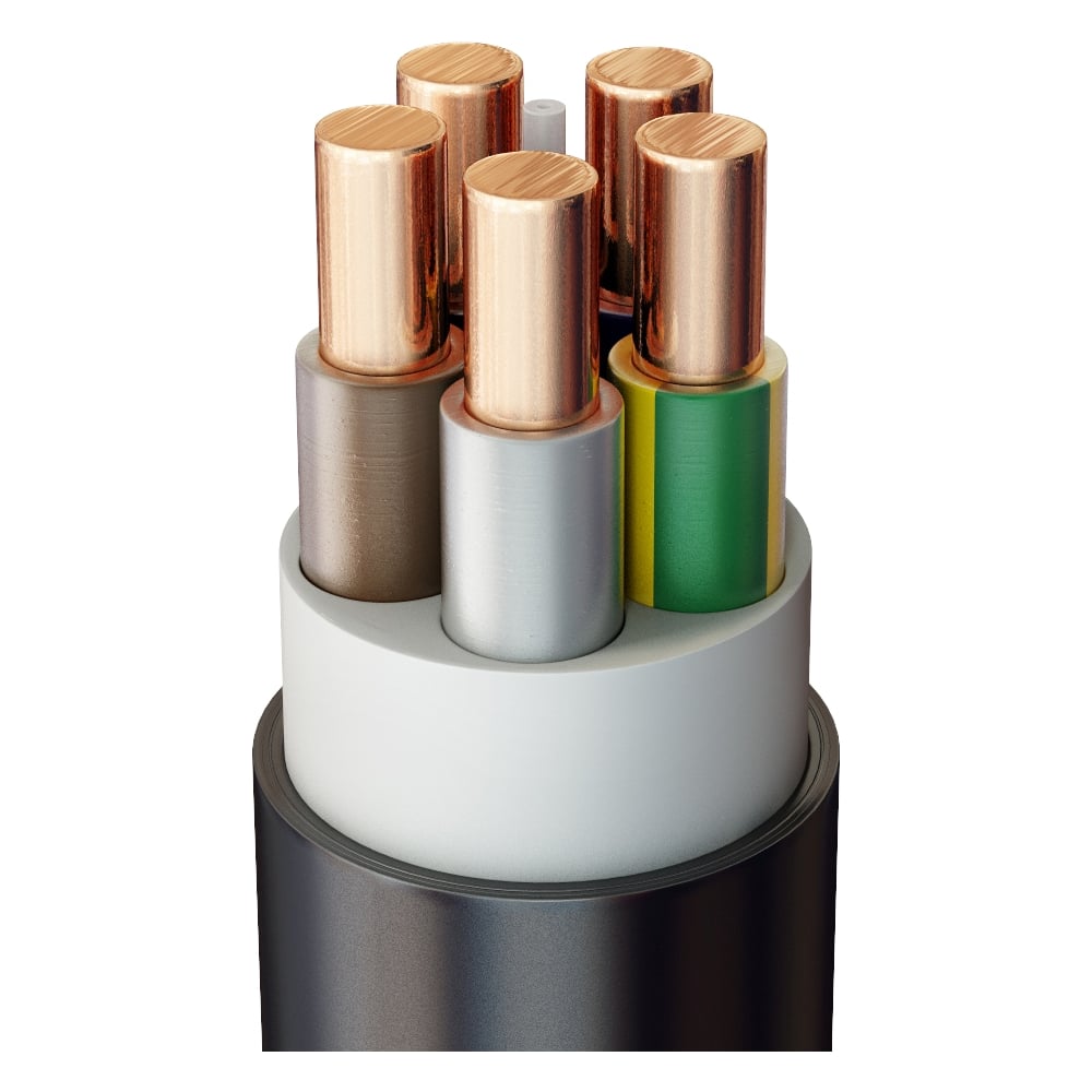 Изображение товара Кабель ВУгличкабель ВГнг(А)-LS 5x10мм² 50м, огнестойкий, ГОСТ