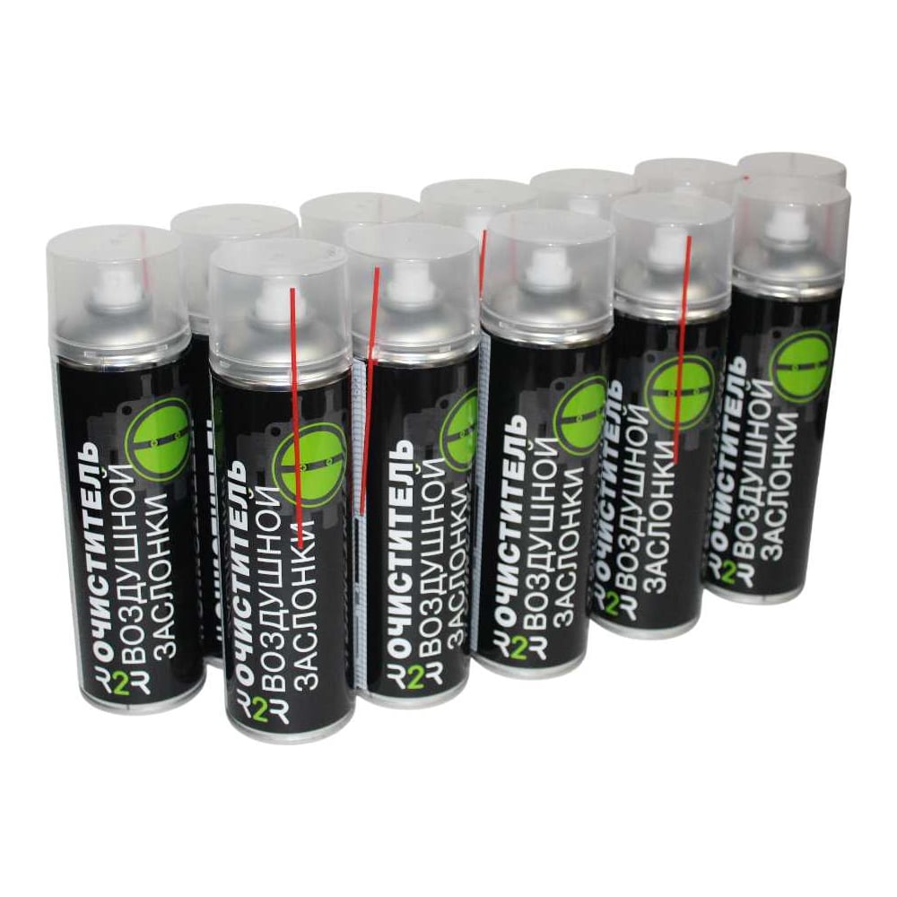 Изображение товара Очиститель воздушной заслонки и карбюратора R2R 650 мл для двигателя