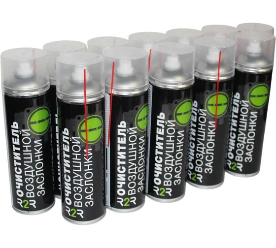 Изображение товара Очиститель воздушной заслонки и карбюратора R2R 650 мл. (12 шт/упаковка) R2R002-650-12