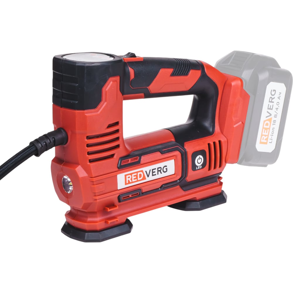 Изображение товара Аккумуляторный насос REDVERG RD-C18-10/U с цифровым дисплеем