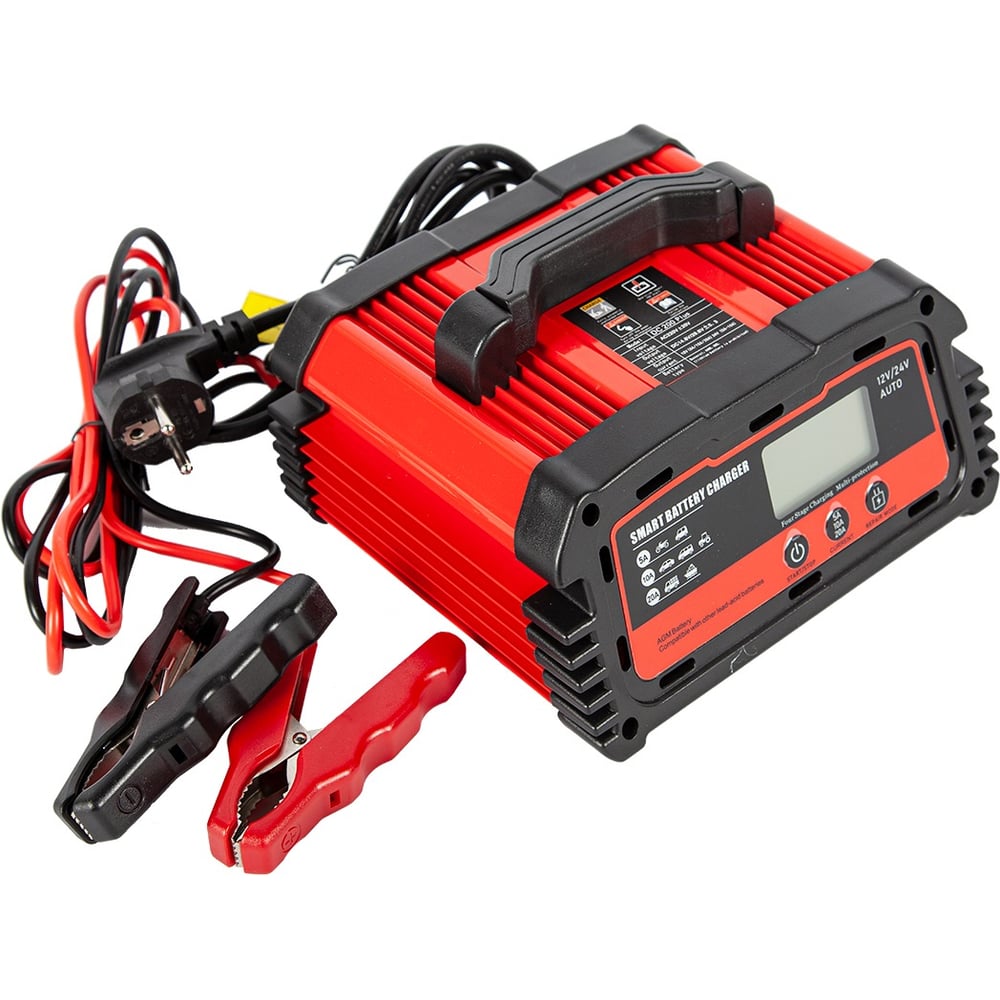 Изображение товара Зарядное устройство Rutrike для AGM GEL и жидкостных аккумуляторов 12-24V 180A