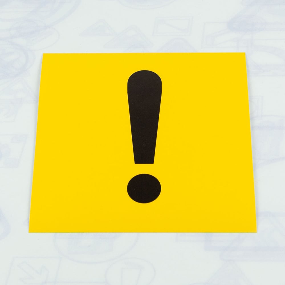 Изображение товара Знак начинающий водитель стандарт 150x150 мм 20 шт для автомобиля