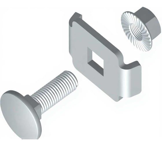 Изображение товара Винтовой соединитель одинарный УМС нержавеющая сталь AISI304, 10 шт VSO-NR