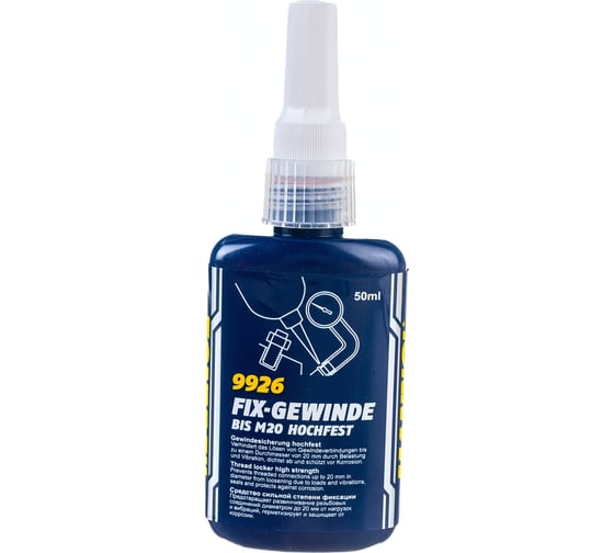 Изображение товара Долговременный фиксатор резьбы MANNOL Fix-Gewinde Hochfest 50 мл 2414