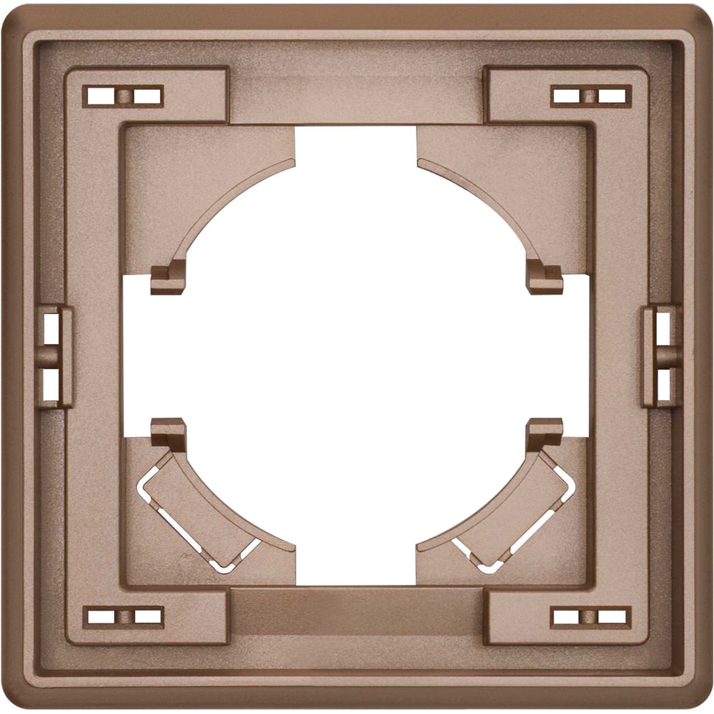 Изображение товара Одноместная рамка ALTECH ENCORE 1PY шампань для электросчетчика