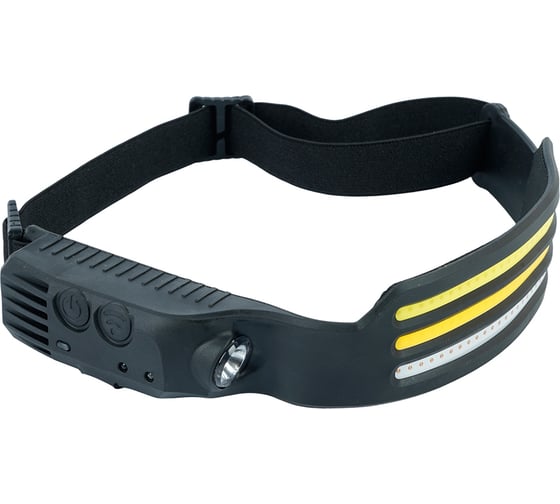 Изображение товара Фонарь налобный c аккумулятором FERON 5W, 1200mAh, IP44, USB type-C, ABS-пластик 52110