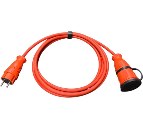 Изображение товара Удлинитель силовой оранжевый iTOK iCONNECT COLOR КГТТ, 3х2.5 мм, 1 розетка, 15 метров, IP44, вилки и розетки оранжевый, тип SU, с заземлением ГОСТ i-CONNECT-COLOR-SU-KG-325-1-44-15-ORANGE-OR