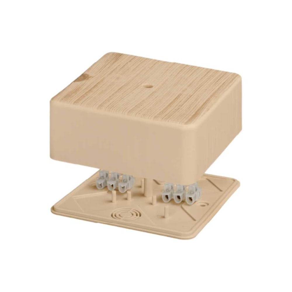 Изображение товара Коробка распределительная 100х100х44мм сосна IP40 для наружного монтажа TDM ELECTRIC SQ1401-0410