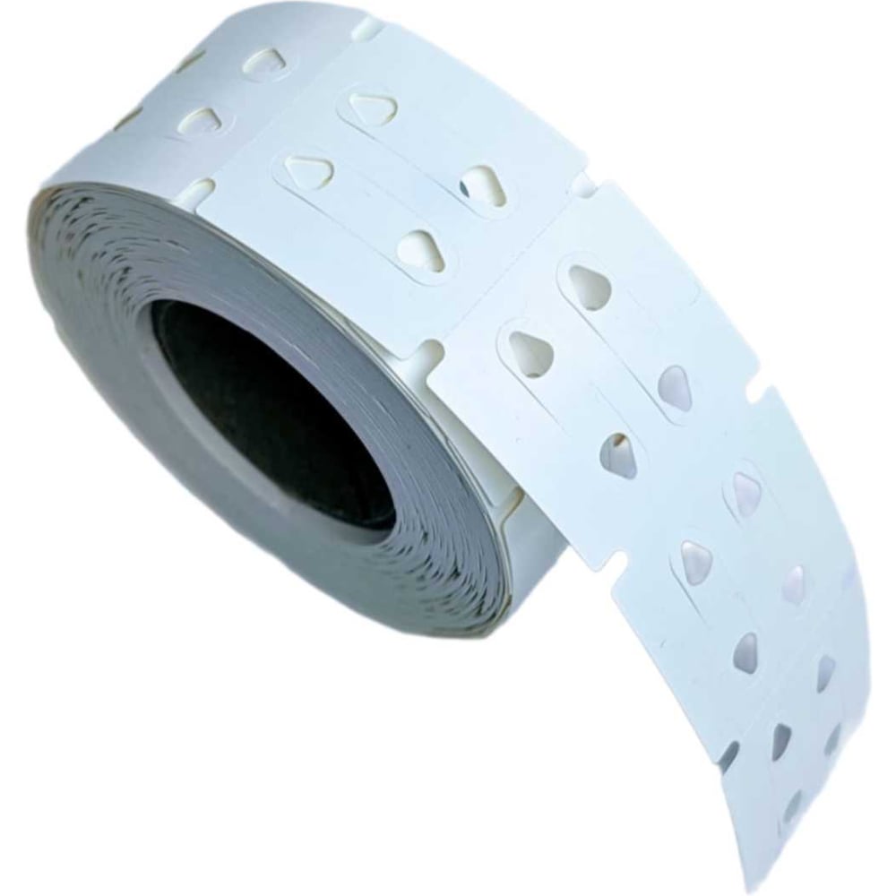 Изображение товара Бирка в рулоне для ТТ печати 7х25мм, белая, 1000 шт