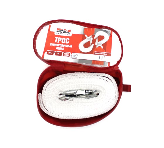 Изображение товара Буксировочный трос REDMARK лента 5 м, 5 т, крюк/крюк RM-LTKK5.5