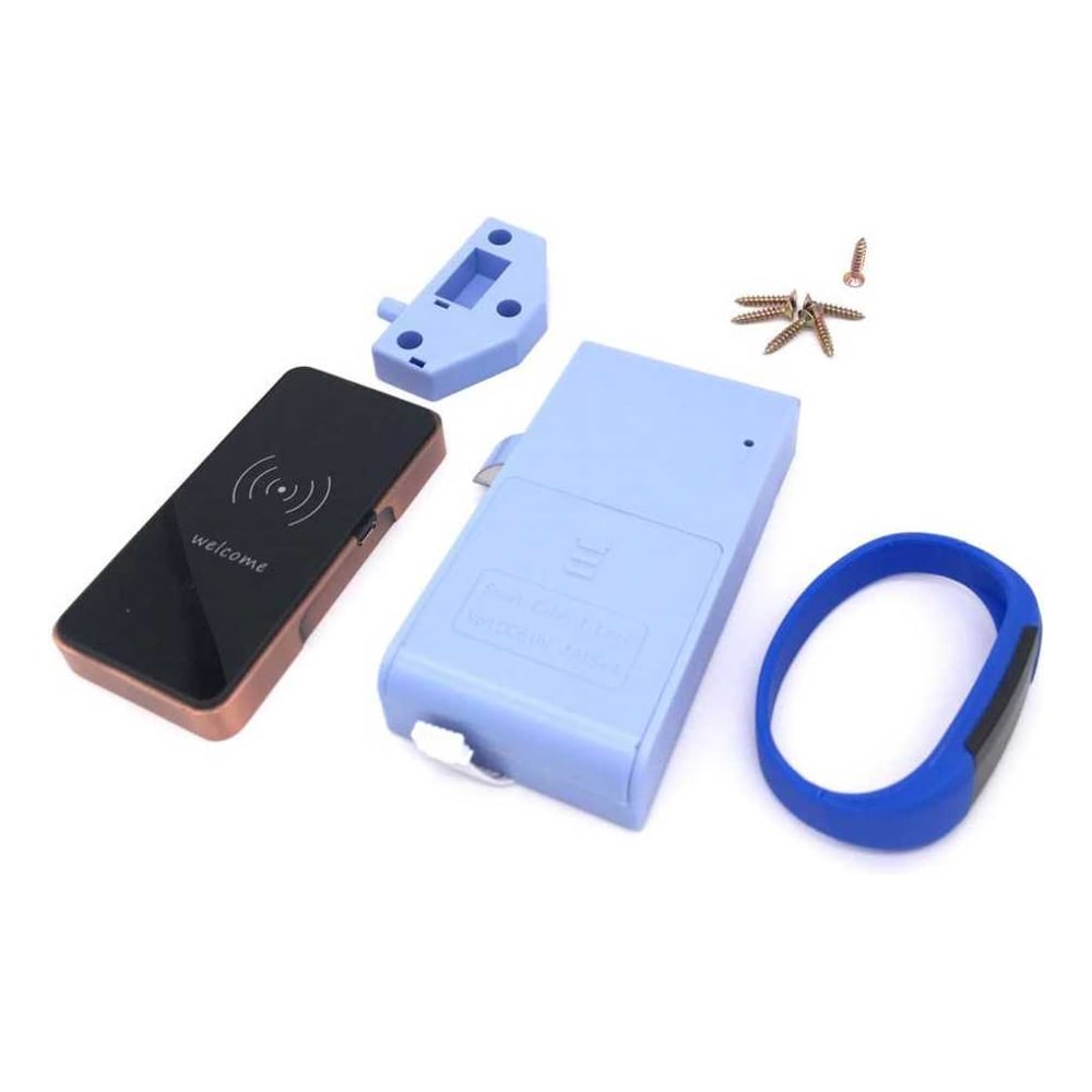 Изображение товара Электронный замок РУССКИЕ ЗАМКИ RZEM 02 с Wi-Fi бесконтактной картой и отпечатком пальца