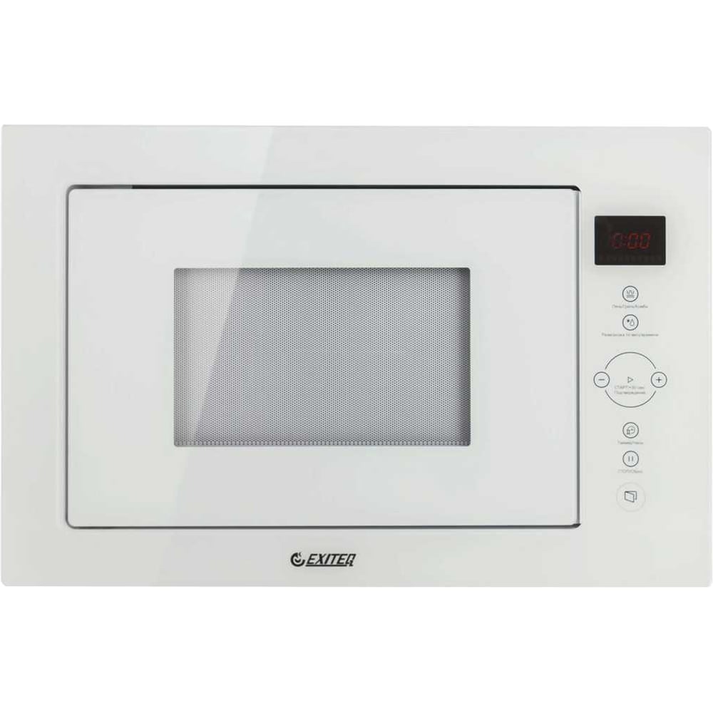 Изображение товара Встраиваемая микроволновая печь Exiteq EXM-106 белая с грилем и таймером