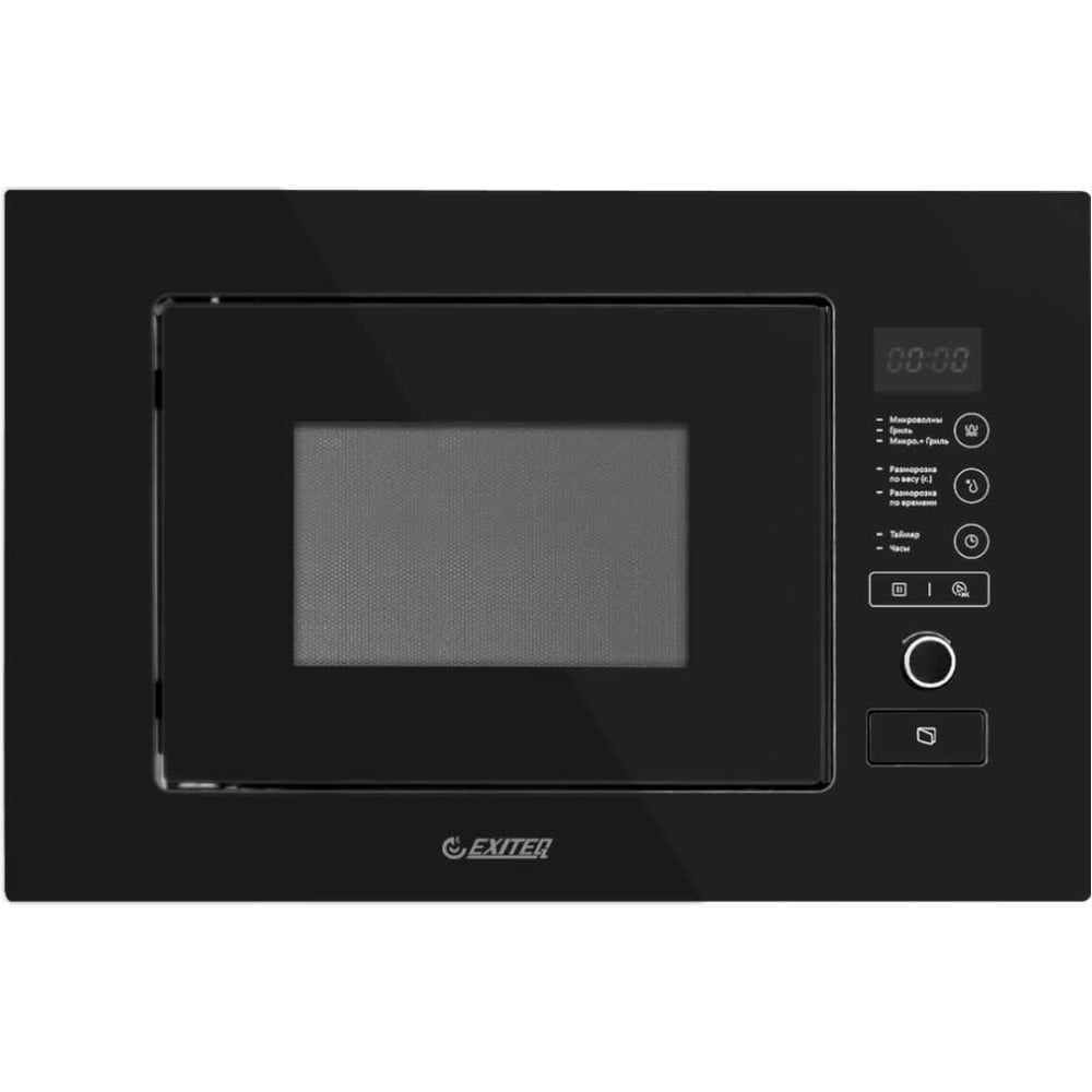 Изображение товара Встраиваемая микроволновая печь Exiteq EXM-108 черная 20 л 800 Вт