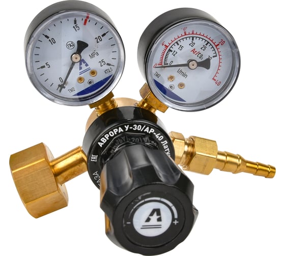 Изображение товара Регулятор расхода газа АВРОРА У-30/АР-40 Латунь 40397