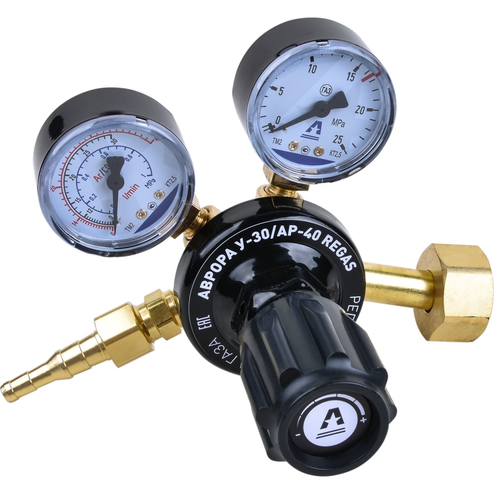 Изображение товара Регулятор расхода газа АВРОРА У-30/АР-40 REGAS из латуни