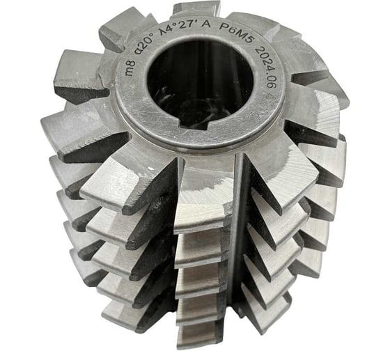 Изображение товара Фреза червячная цельная TORNERI M 8.0 125х132х40 мм (2510-4214) Р6М5 Т028171