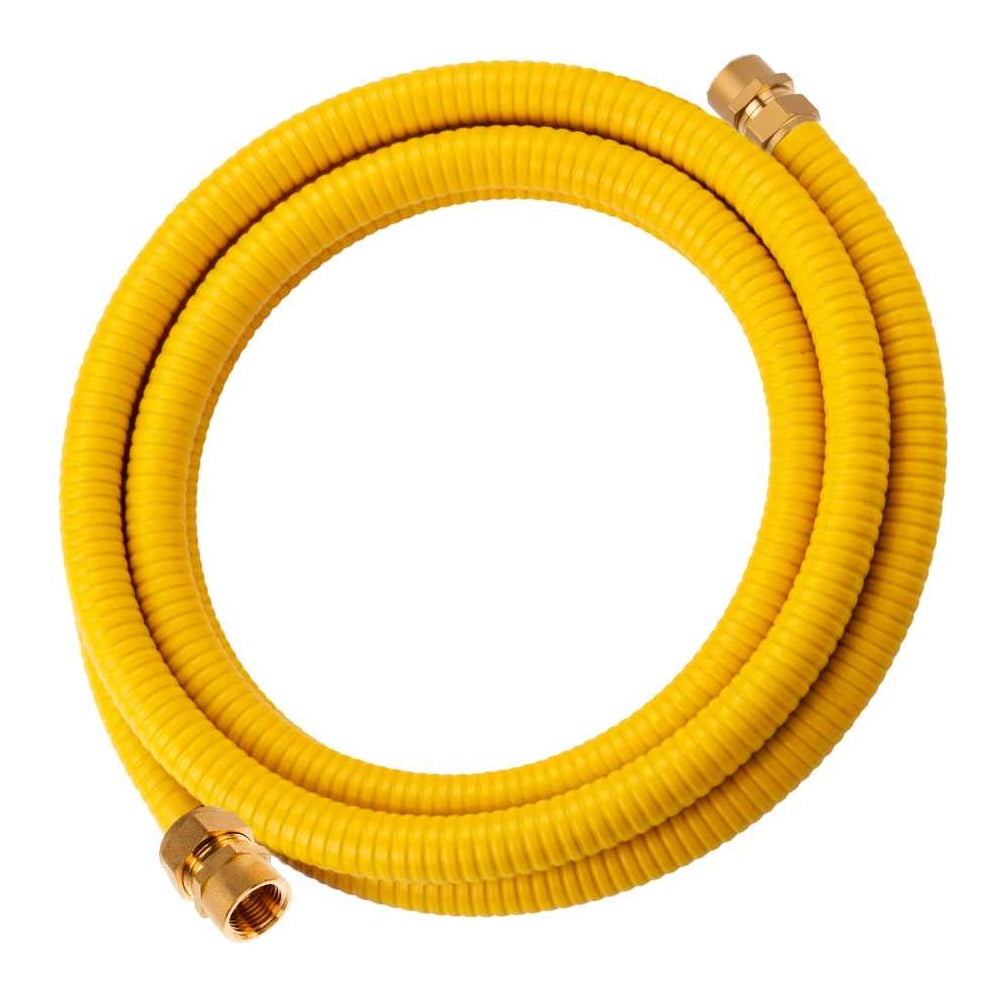 Изображение товара Комплект гофрированная труба VETONA 15A 5м с муфтами для газа