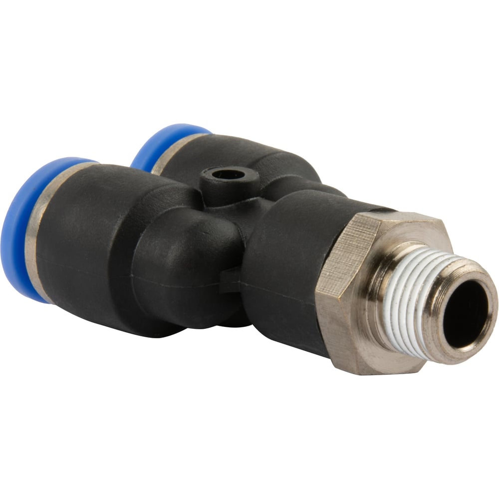 Изображение товара Цанговый Y-образный фитинг R1/4 Harrison HRS-PWT802 из пластика