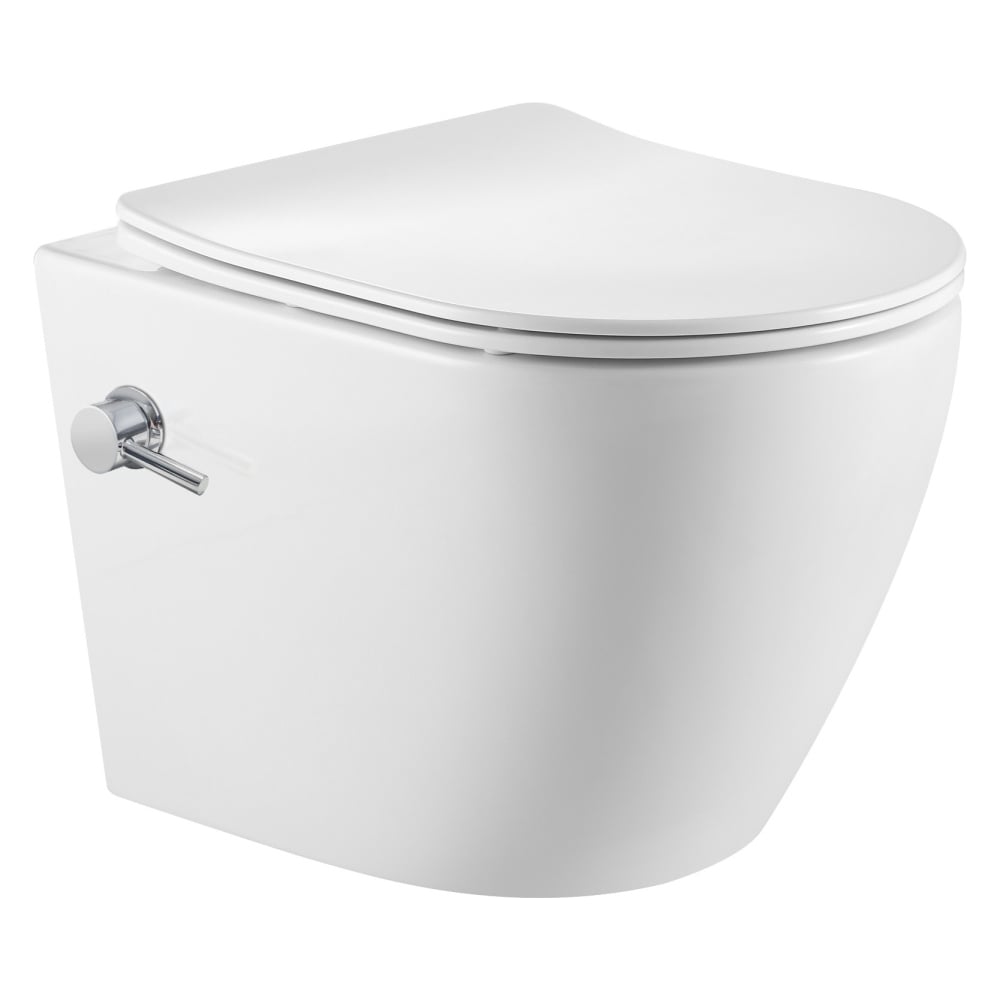 Изображение товара Подвесной унитаз с функцией биде TORNADO BILBAO ALTO белый с антибактериальным покрытием