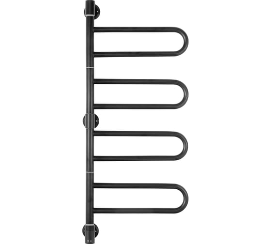 Изображение товара Полотенцесушитель ENERGY U chrome G4K RAL 9005 Чёрный матовый + ECO 2 Чёрный УТ-УТ-01226