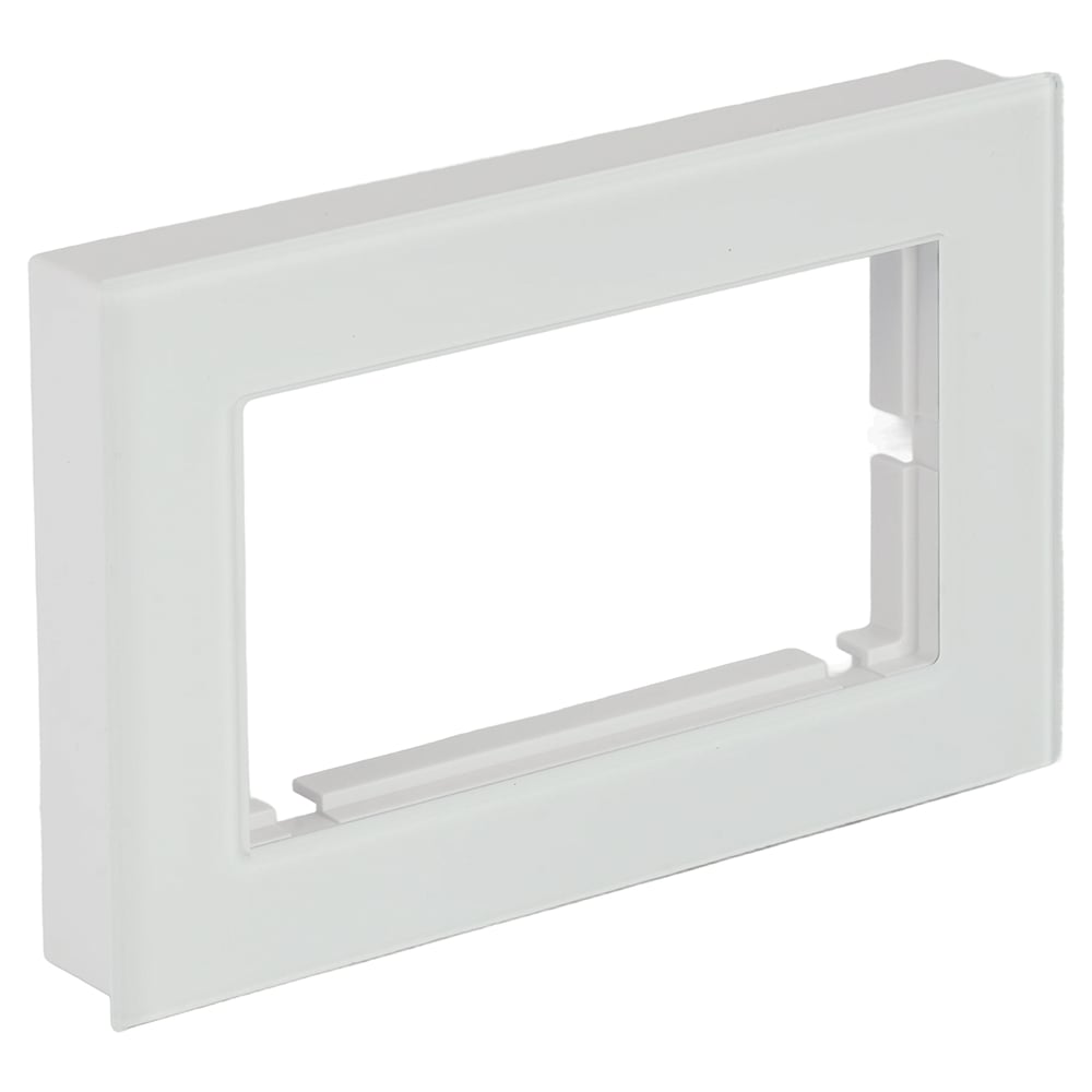 Изображение товара Горизонтальная двухместная рамка серия Катрин STEKKER белая GFR00-7012-01