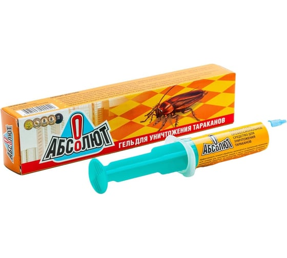 Изображение товара Средство от тараканов ООО Комус Абсолют гель в картридже, 20 мл АК20 797563