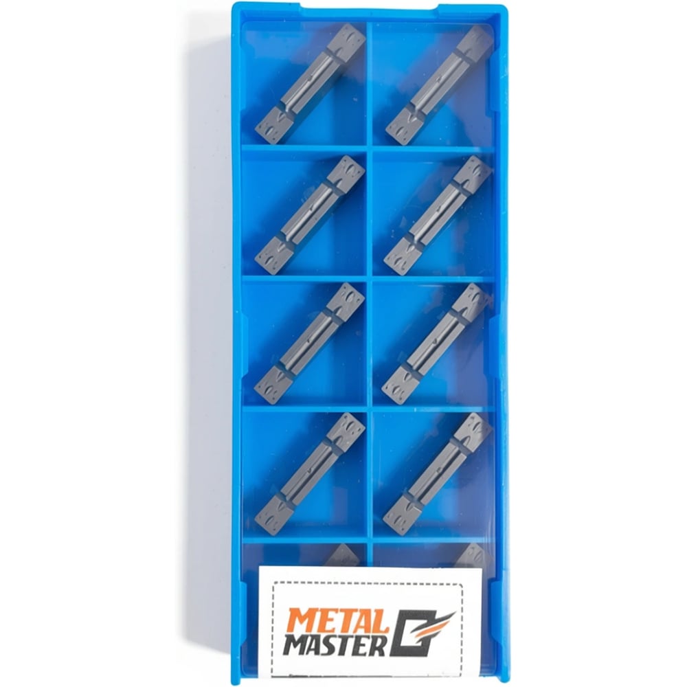 Изображение товара Набор сменных пластин MetalMaster MGMN400 10 шт для токарных резцов