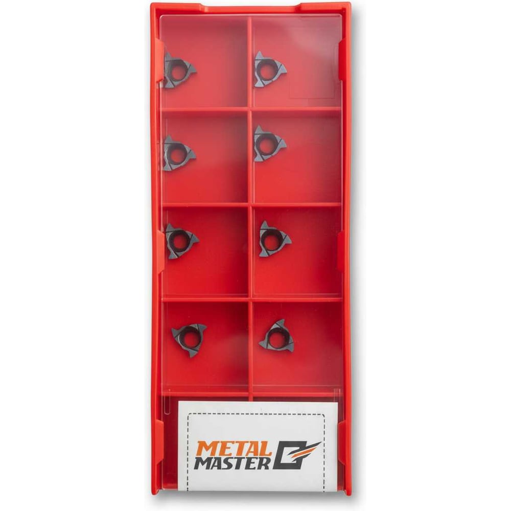 Изображение товара Набор сменных пластин MetalMaster TiAlN 08ER A60 для токарных резцов