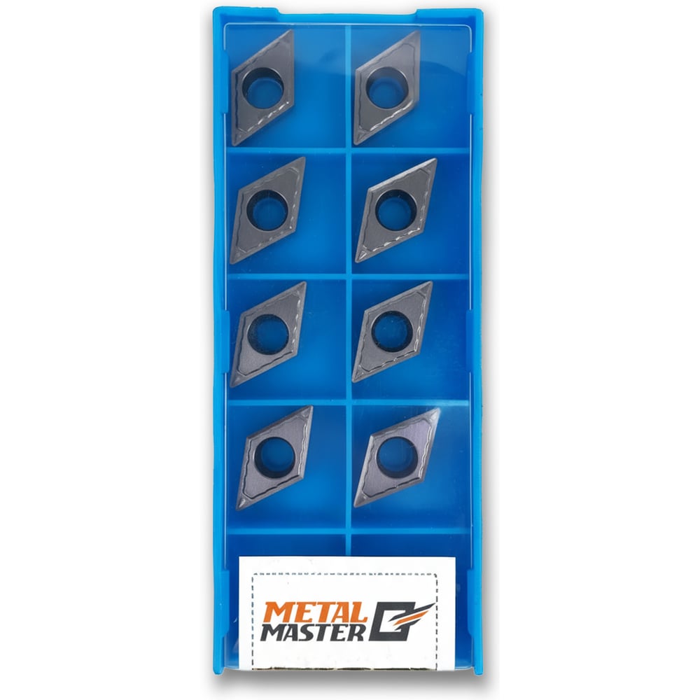 Изображение товара Набор сменных пластин MetalMaster по нержавеющей стали 10 шт DCMT11T304