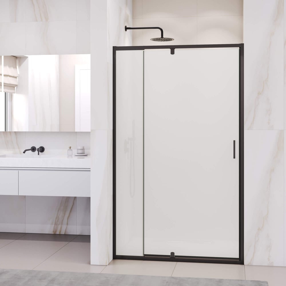 Изображение товара Душевая дверь RGW 110-120x195 PA-008-B черная матовая 6 мм