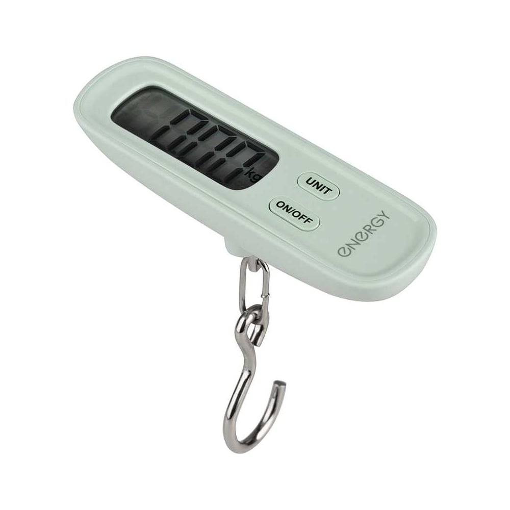 Изображение товара Электронный безмен ENERGY EN-242B 50 кг для бытовых нужд зеленый
