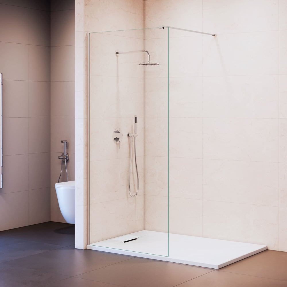 Изображение товара Душевая перегородка RGW 100x195 WA-210 хром/прозрачное стекло 8 мм